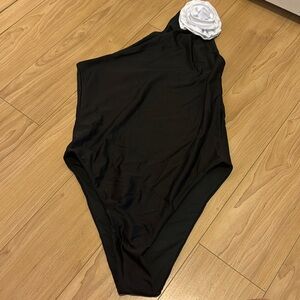 Solkissed One Shoulder Rose Swimsuit